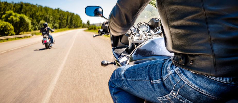 motorcycles on road